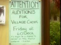 Click to watch 'Songs of Praise' (popup) The Vicar Of Dibley